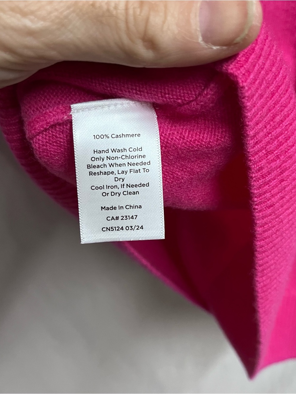 NWT Talbots Sweater Pure Cashmere Pink Soft Luxury 3/4 Sleeve XS Classic - Picture 8 of 8